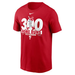Kyle Schwarber Philadelphia Phillies Nike 300 Home Runs Milestone T-Shirt - MLB