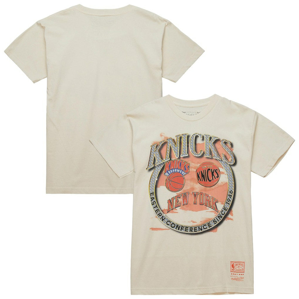 New York Knicks Big & Tall Hardwood Classics Crown Jewels T-Shirt White - NBA