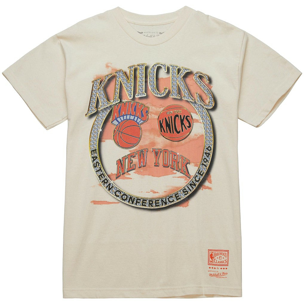 New York Knicks Big & Tall Hardwood Classics Crown Jewels T-Shirt White - NBA
