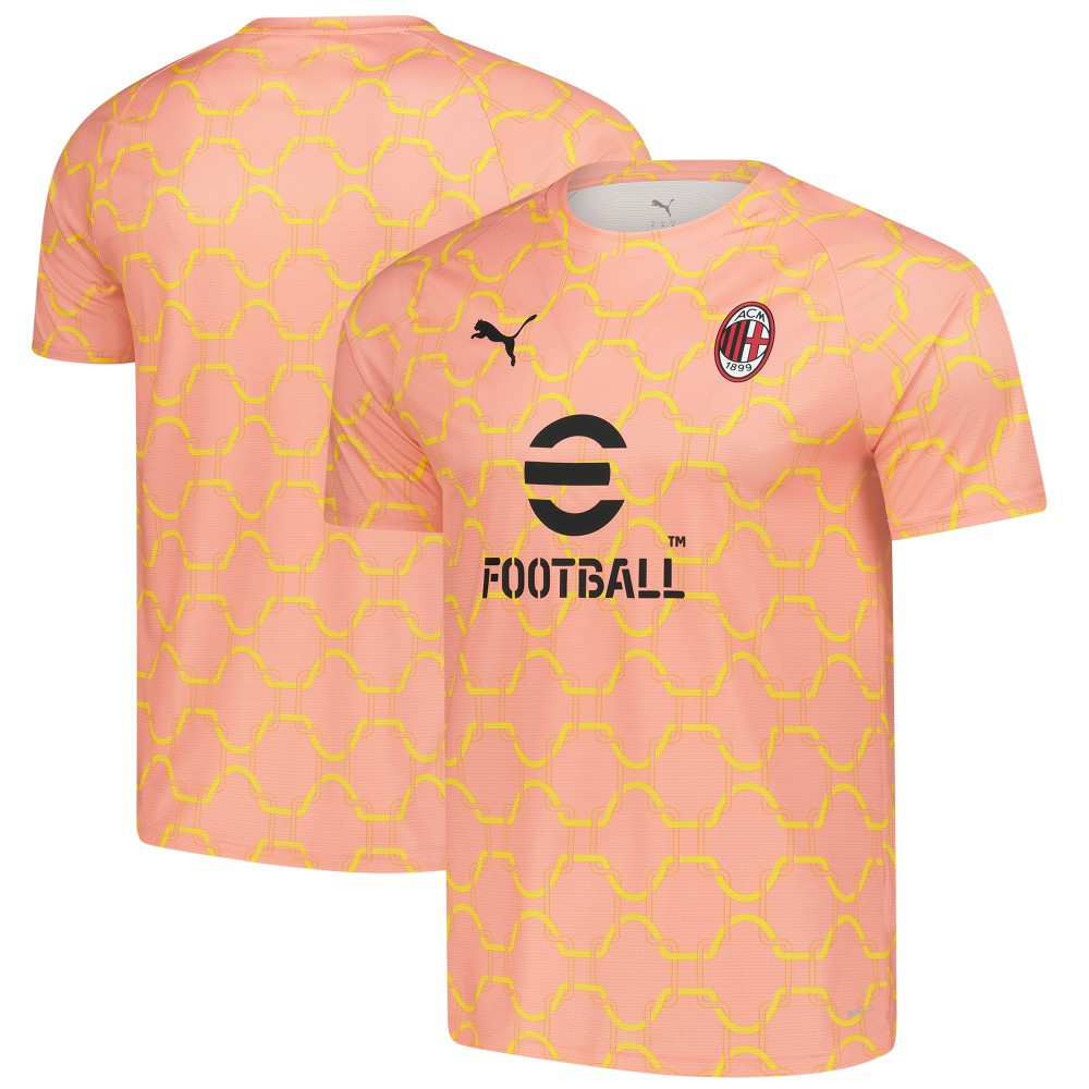 AC Milan 2025/26 Pre-Match dryCell Training Jersey Light Orange | Puma Sale