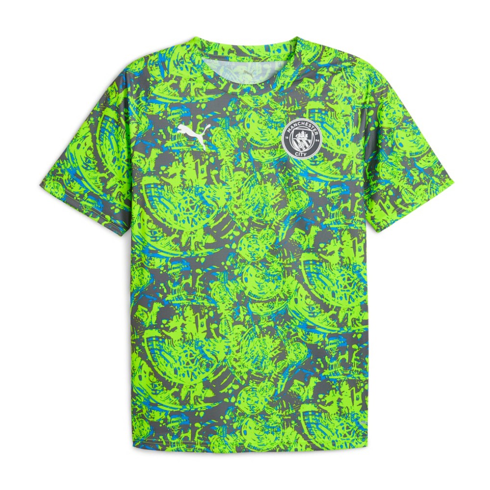 Manchester City 2025/26 Pre-Match Training Jersey Green | Puma Online