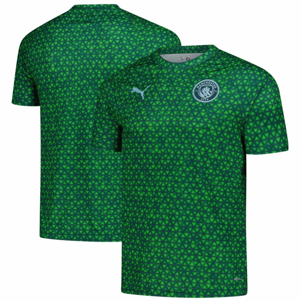 Manchester City 2025/26 Pre-Match Training Jersey Green | Puma Online