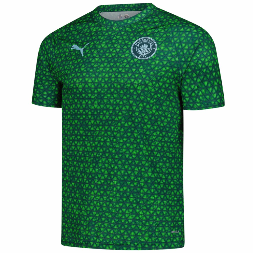 Manchester City 2025/26 Pre-Match Training Jersey Green | Puma Online