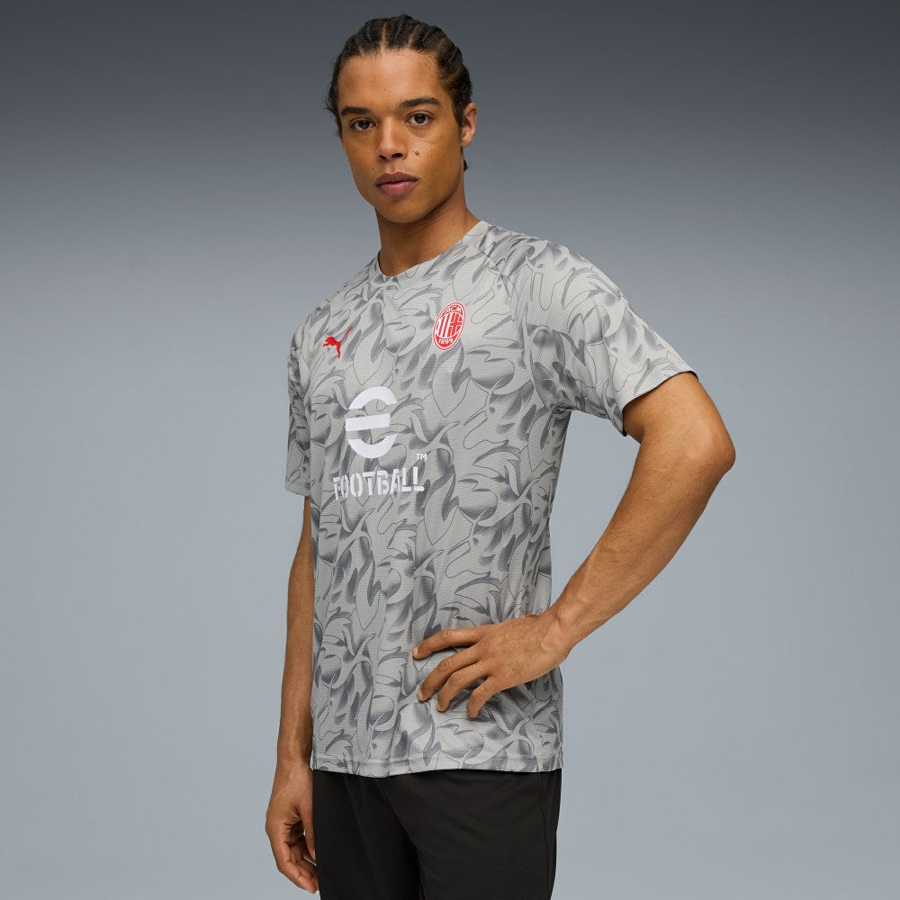 AC Milan 2025/26 Pre-Match Training Jersey Gray | Puma Online
