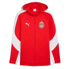 Chivas Evostripe Raglan Full-Zip Hooded Jacket Red | Puma Online