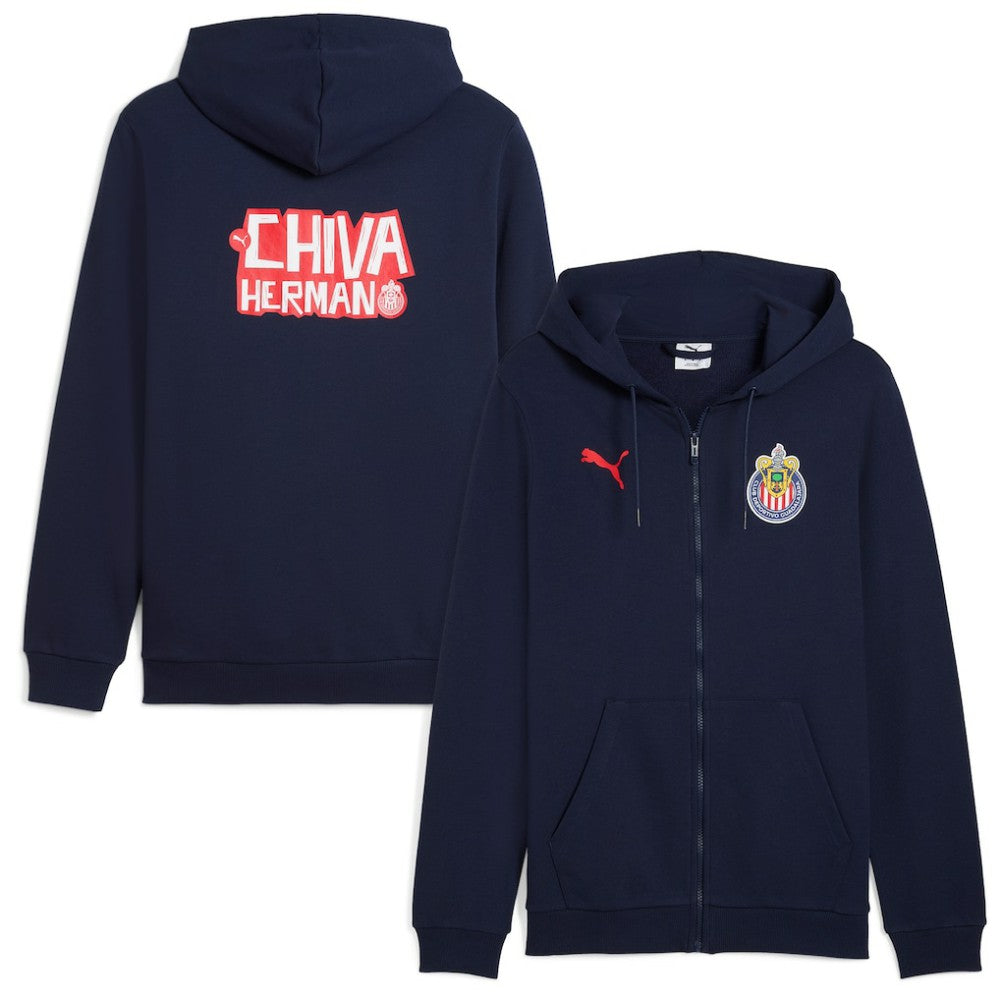 Chivas ftblCulture Full-Zip Sweat Hoodie Navy | Puma cheap