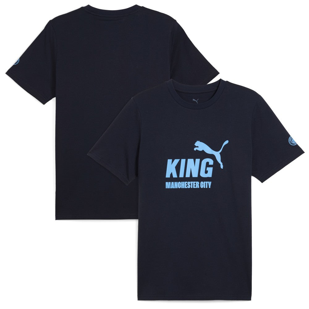 Manchester City 2025/26 King Logo T-Shirt Navy | Puma discount