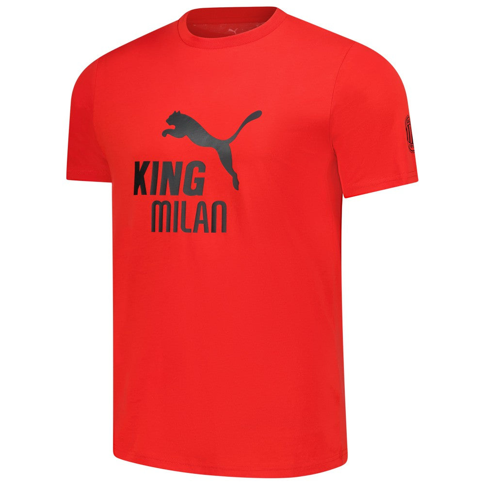 AC Milan 2025/26 King Logo T-Shirt Red | Puma discount