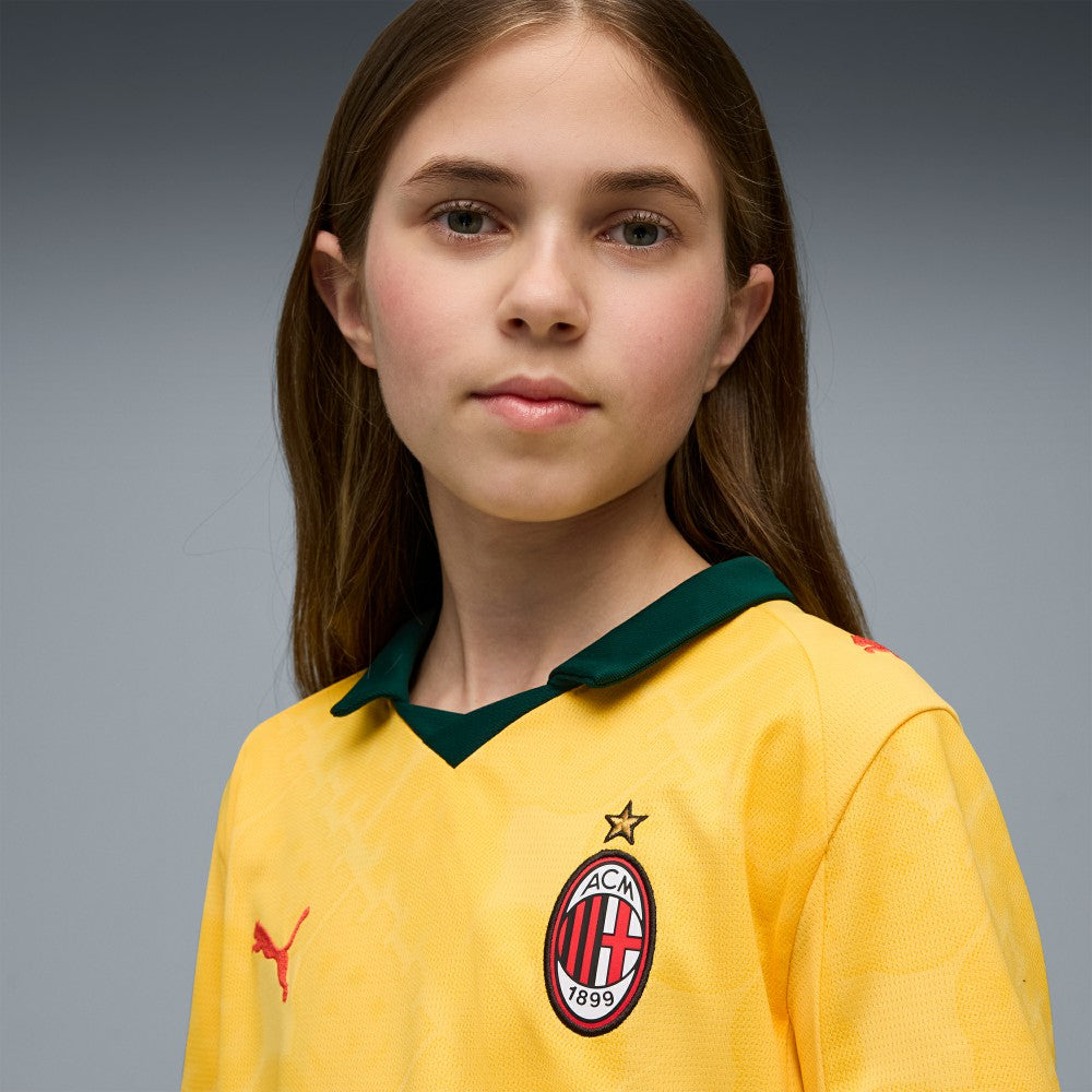 AC Milan Youth 2025/26 Third Replica Jersey Yellow | Puma discount