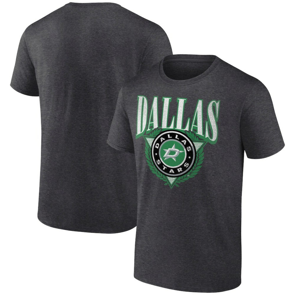 Dallas Stars Retro Seal T-Shirt - Charcoal - NHL