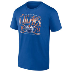 Edmonton Oilers Retro Cross Sticks T-Shirt - Royal - NHL
