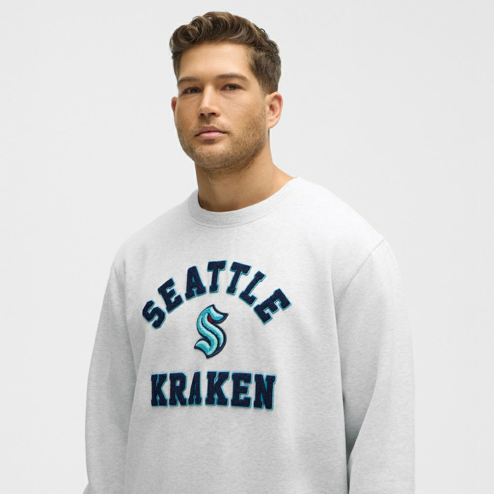 Seattle Kraken lululemon Steady State Crew - Heathered Core Ultra Light Grey - NHL