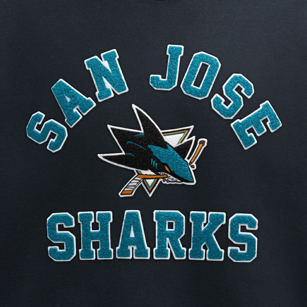 San Jose Sharks lululemon Steady State Crew - True Navy - NHL