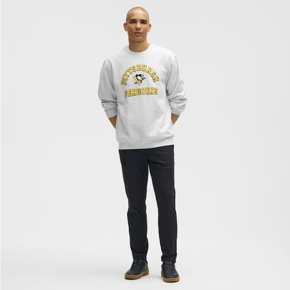 Pittsburgh Penguins lululemon Steady State Crew - Heathered Core Ultra Light Grey - NHL