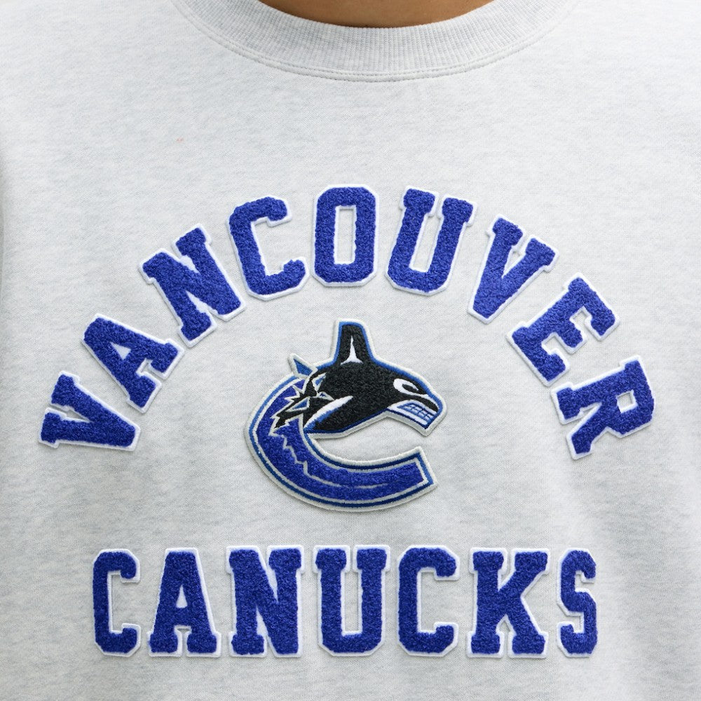 Vancouver Canucks lululemon Steady State Crew - Heathered Core Ultra Light Grey - NHL