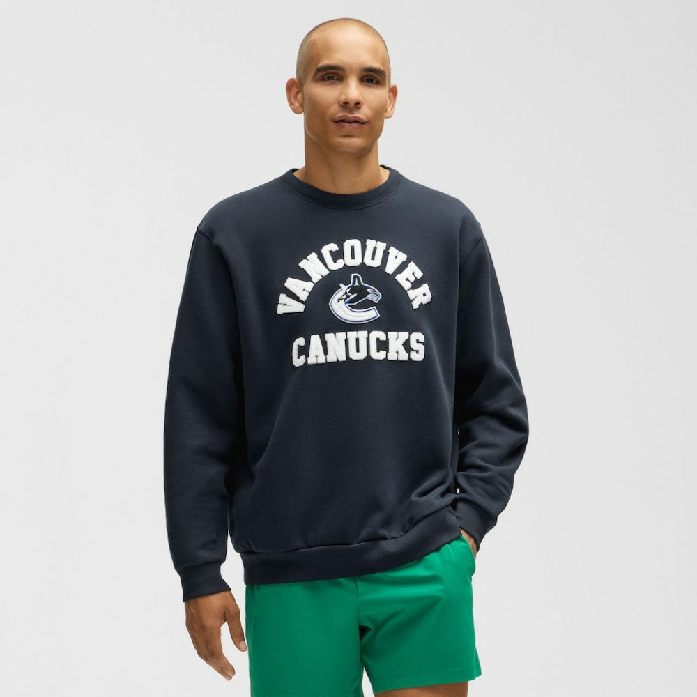 Vancouver Canucks lululemon Steady State Crew - True Navy - NHL