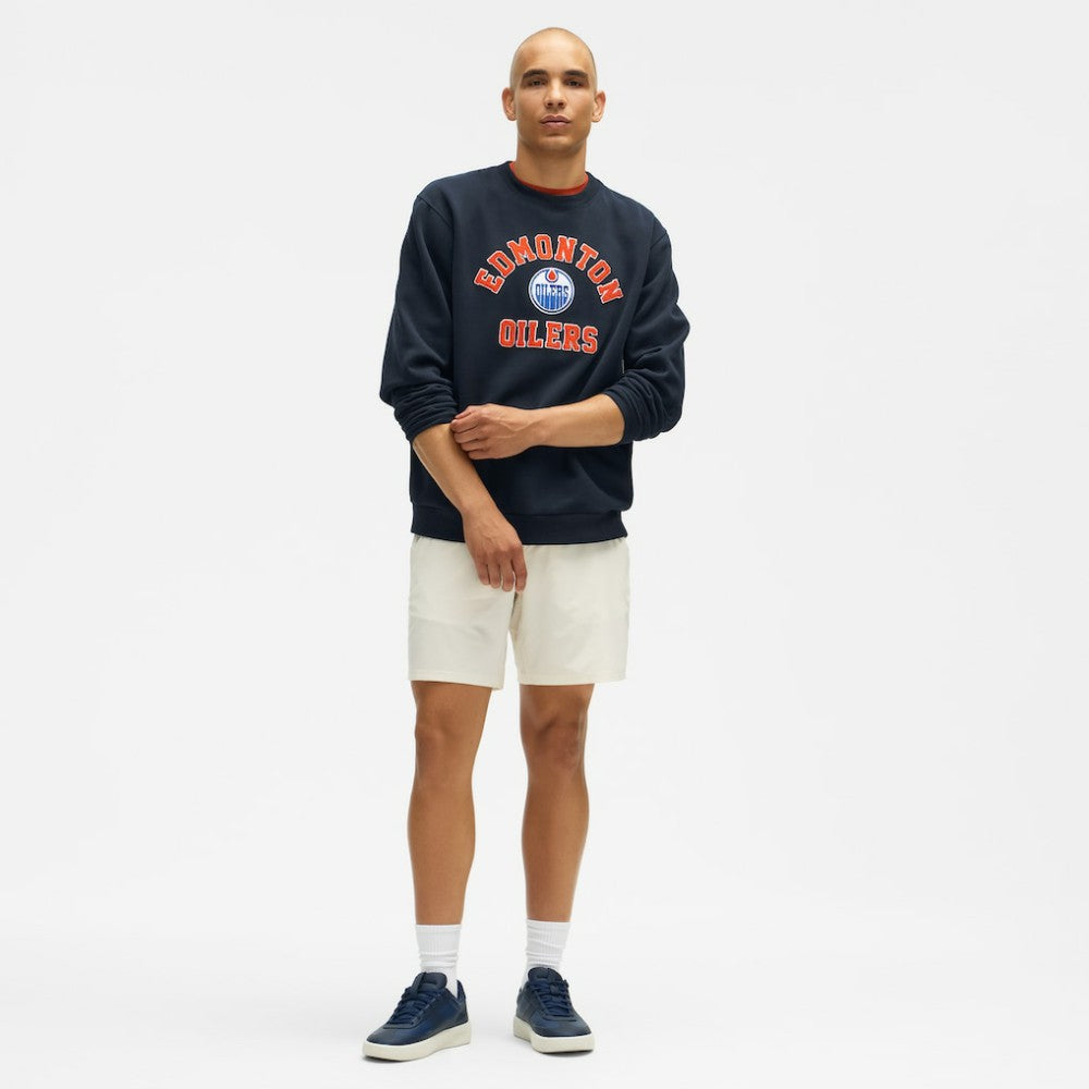 Edmonton Oilers lululemon Steady State Crew - True Navy - NHL