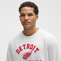 Detroit Red Wings lululemon Steady State Crew - Heathered Core Ultra Light Grey - NHL