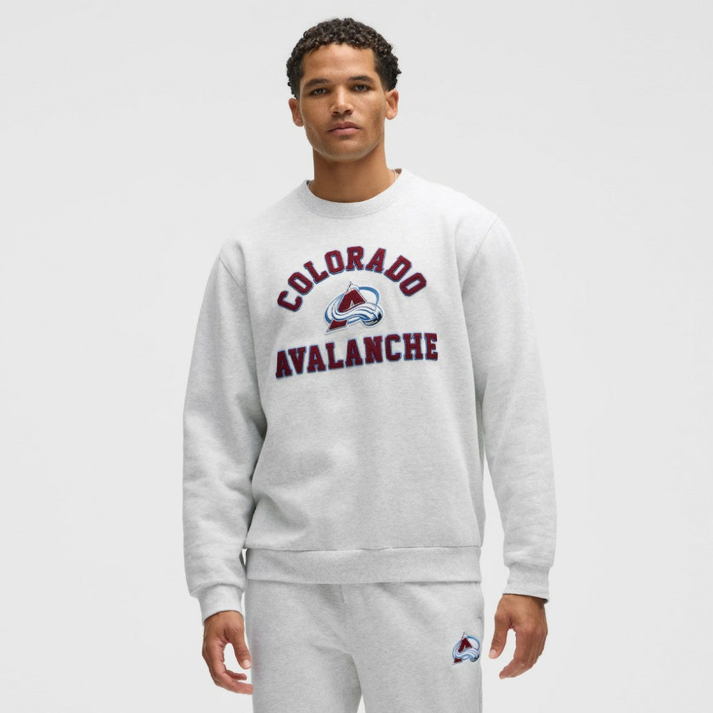 Colorado Avalanche lululemon Steady State Crew - Heathered Core Ultra Light Grey - NHL