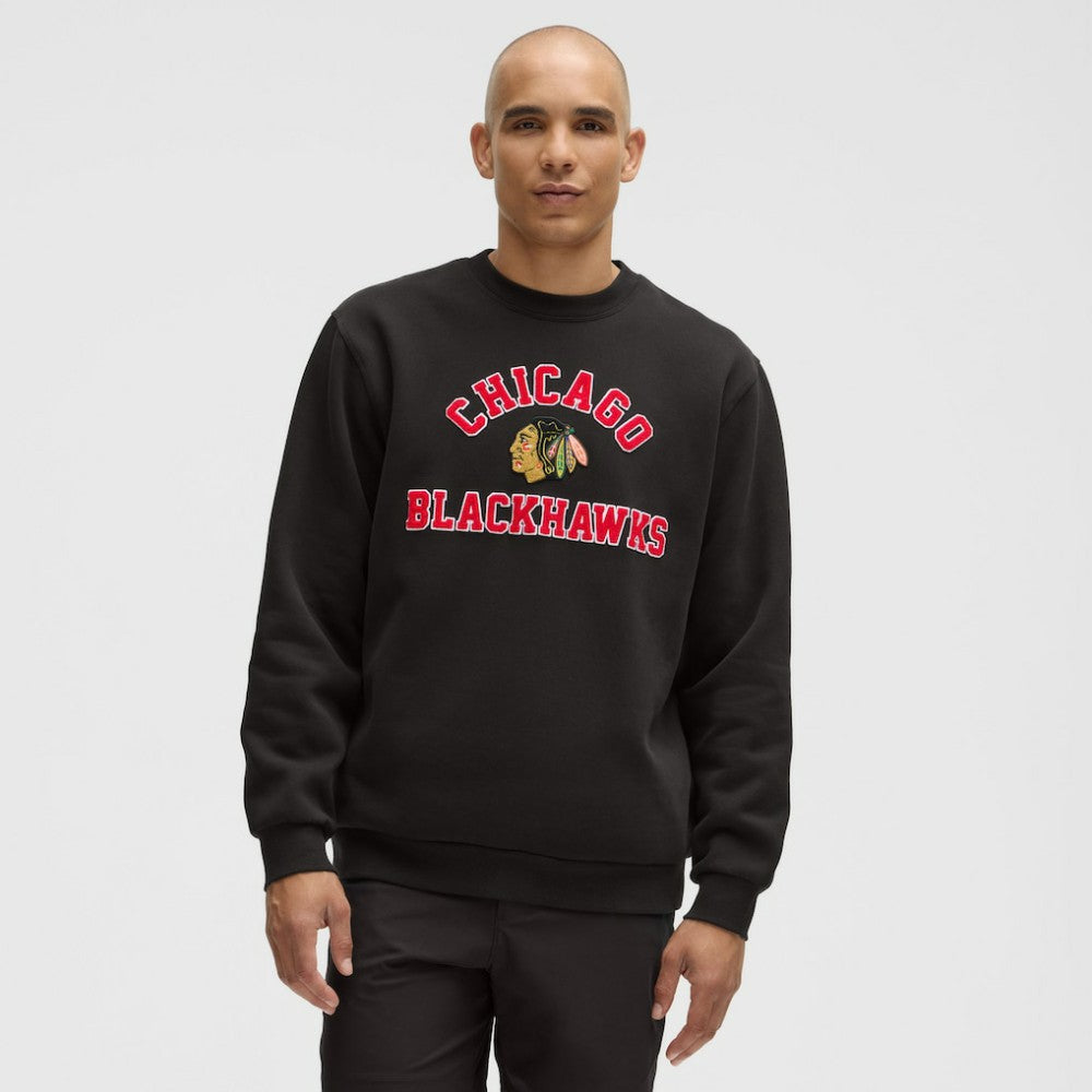 Chicago Blackhawks lululemon Steady State Crew - Black - NHL
