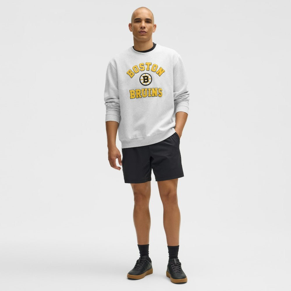 Boston Bruins lululemon Steady State Crew - Heathered Core Ultra Light Grey - NHL