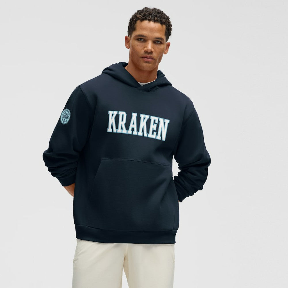 Seattle Kraken lululemon Steady State Pullover Hoodie - True Navy - NHL