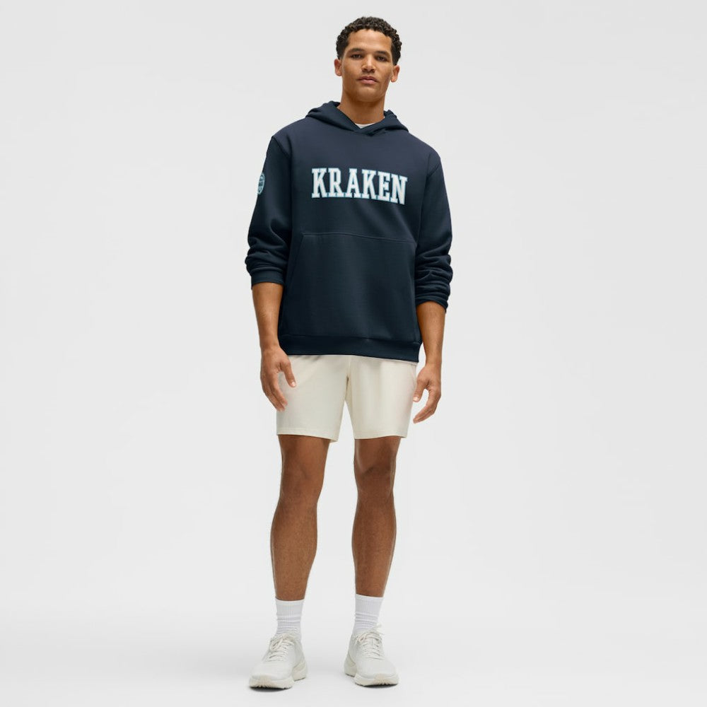 Seattle Kraken lululemon Steady State Pullover Hoodie - True Navy - NHL