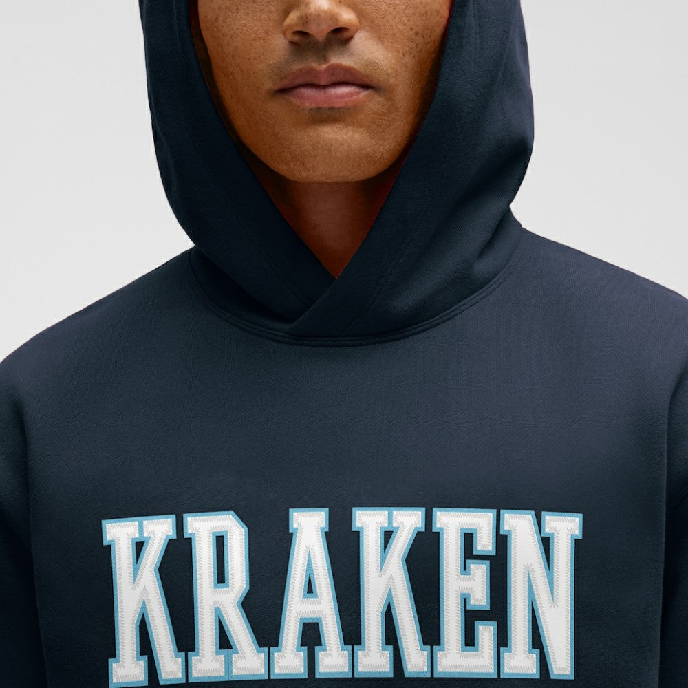 Seattle Kraken lululemon Steady State Pullover Hoodie - True Navy - NHL