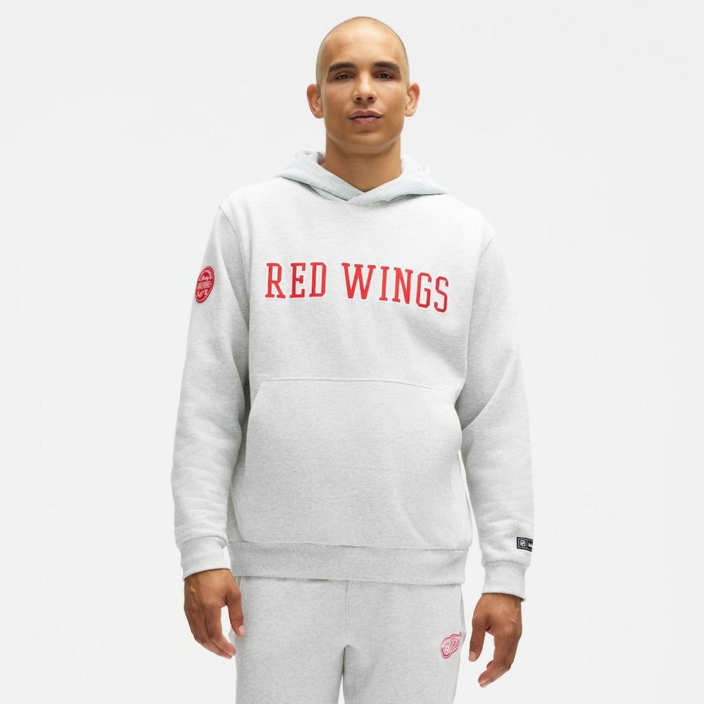 Detroit Red Wings lululemon Steady State Pullover Hoodie - Heathered Core Ultra Light Grey - NHL