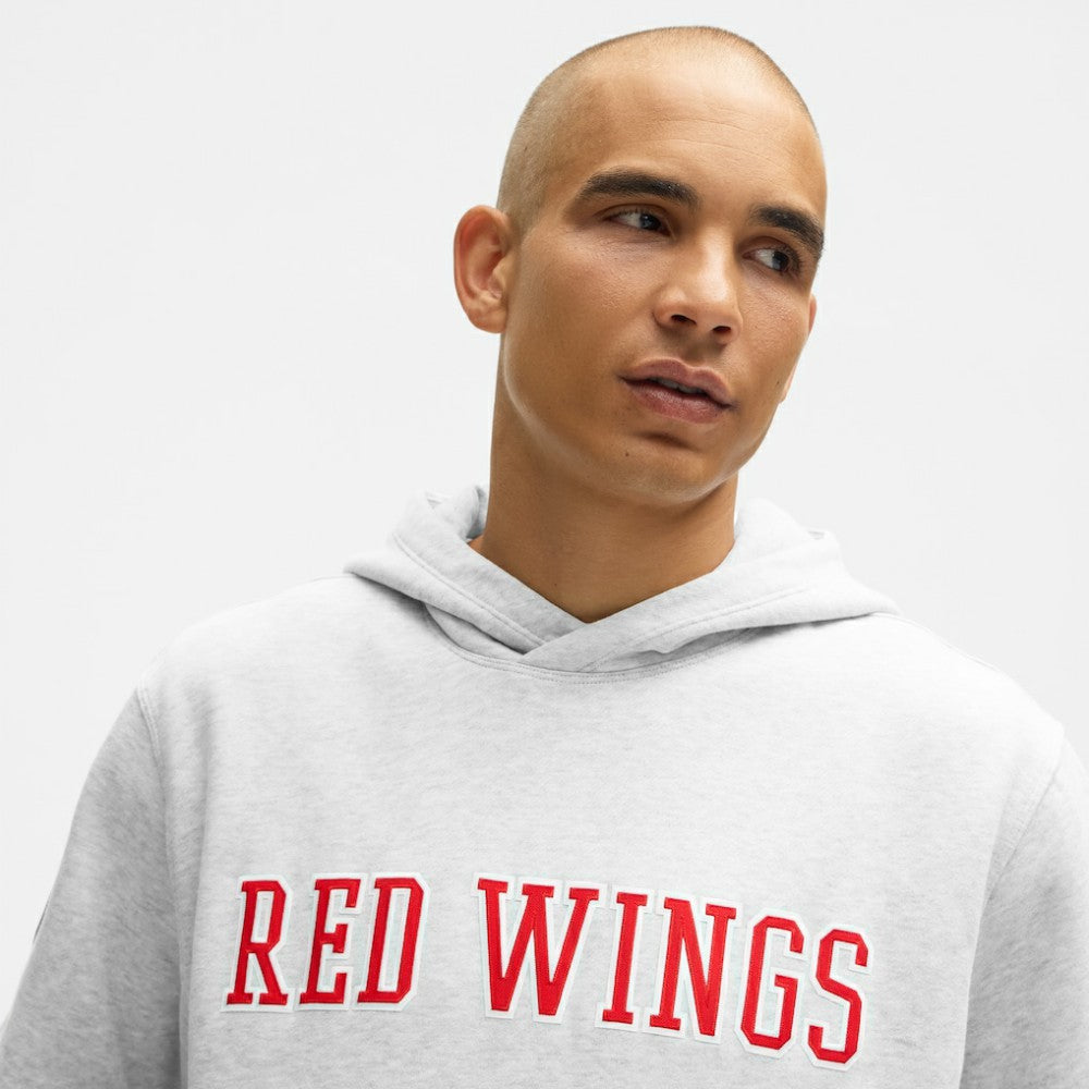 Detroit Red Wings lululemon Steady State Pullover Hoodie - Heathered Core Ultra Light Grey - NHL