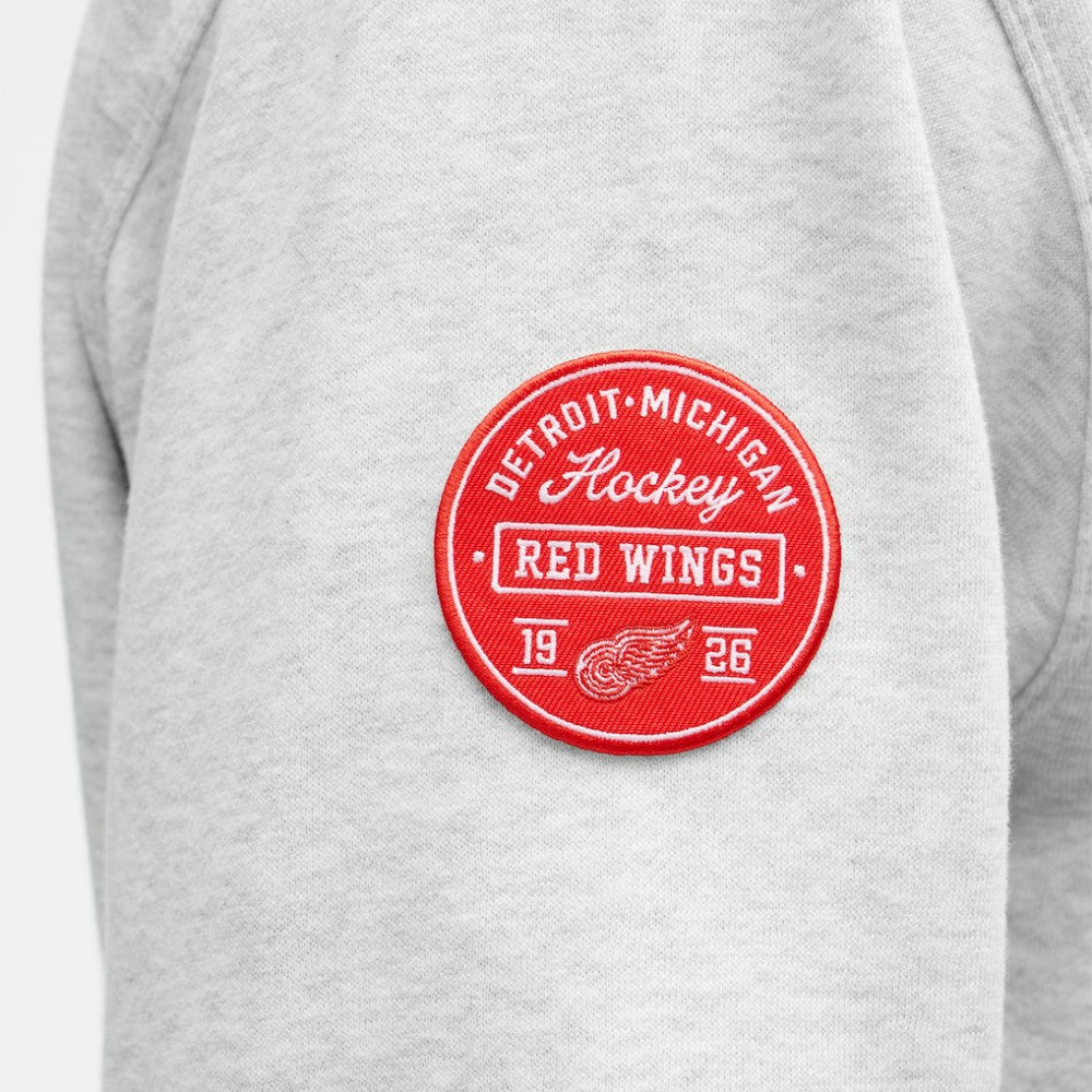 Detroit Red Wings lululemon Steady State Pullover Hoodie - Heathered Core Ultra Light Grey - NHL