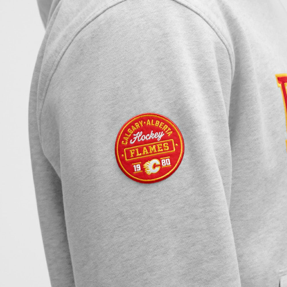 Calgary Flames lululemon Steady State Pullover Hoodie - Heathered Core Ultra Light Grey - NHL
