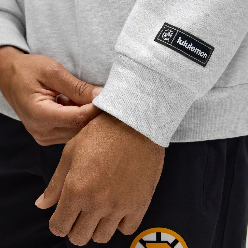 Boston Bruins lululemon Steady State Pullover Hoodie - Heathered Core Ultra Light Grey - NHL