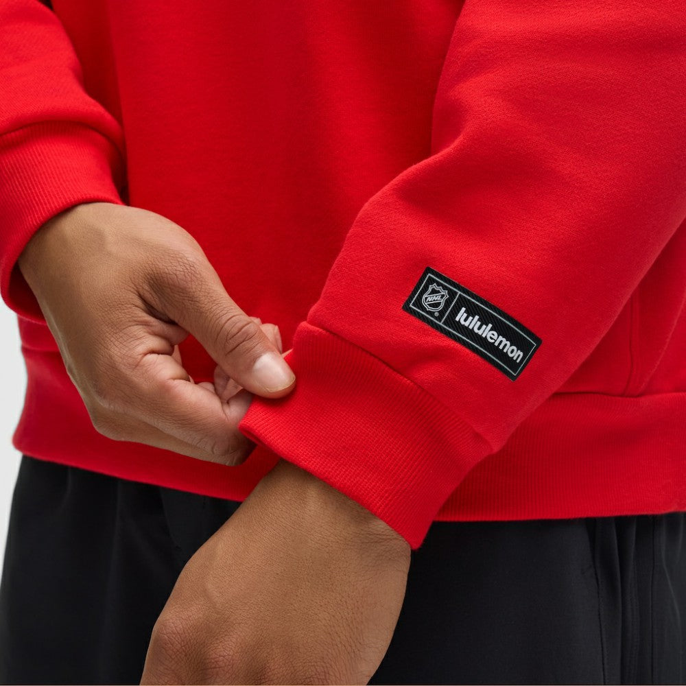 New Jersey Devils lululemon Steady State Pullover Hoodie - True Red - NHL