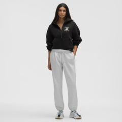Anaheim Ducks lululemon Women's Scuba Oversized Half-Zip Hoodie - Black - NHL