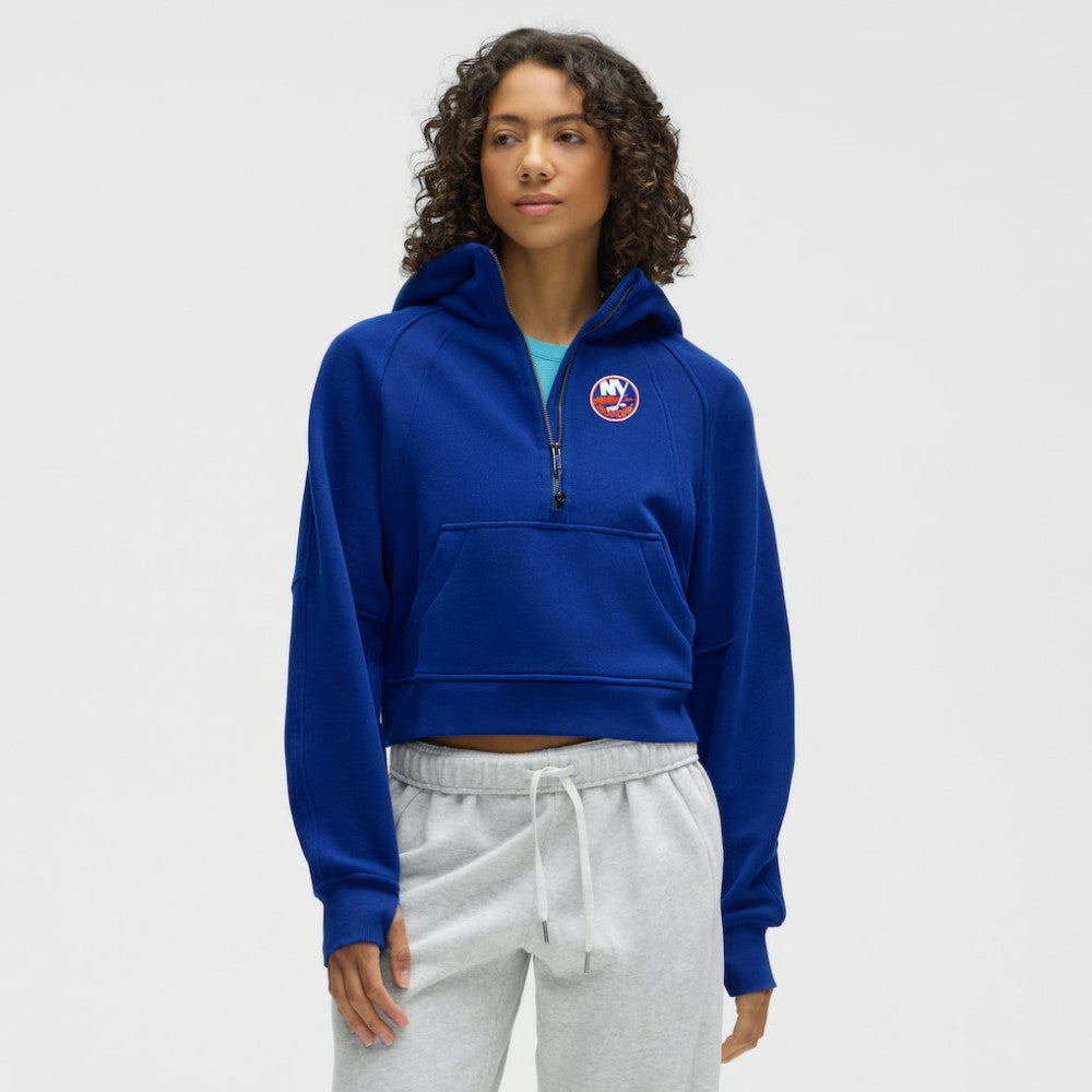 New York Islanders lululemon Women's Scuba Oversized Half-Zip Hoodie - College Cobalt - NHL