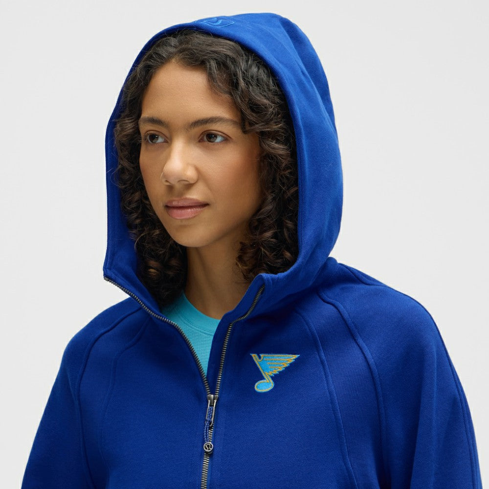 St. Louis Blues lululemon Women's Scuba Oversized Half-Zip Hoodie - College Cobalt - NHL