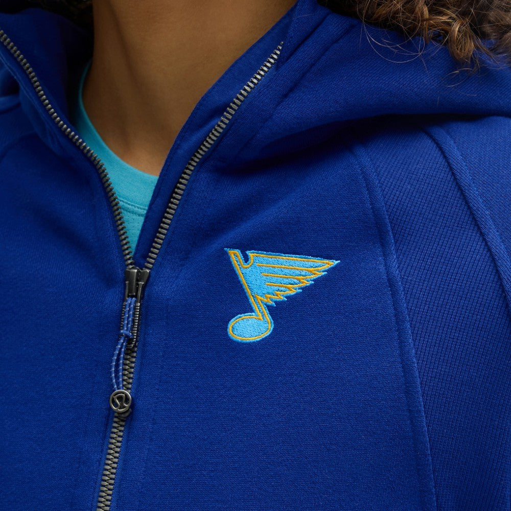St. Louis Blues lululemon Women's Scuba Oversized Half-Zip Hoodie - College Cobalt - NHL