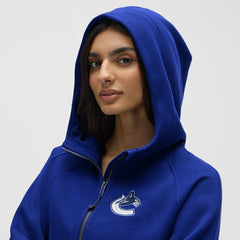 Vancouver Canucks lululemon Women's Scuba Oversized Half-Zip Hoodie - Larkspur - NHL
