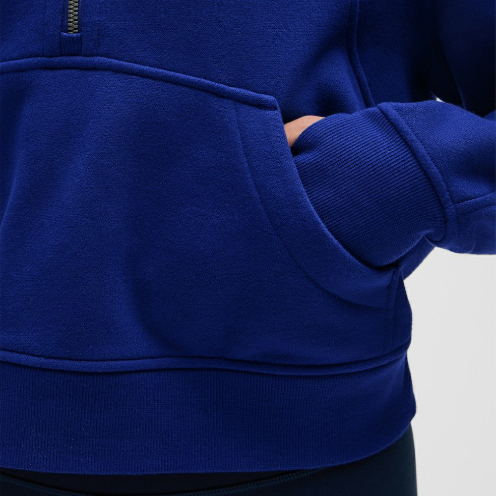 Vancouver Canucks lululemon Women's Scuba Oversized Half-Zip Hoodie - Larkspur - NHL