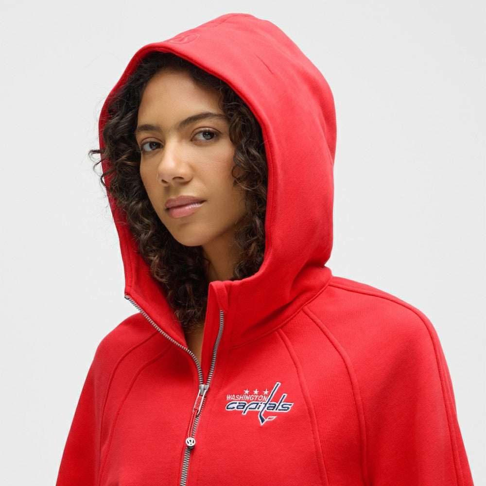 Washington Capitals lululemon Women's Scuba Oversized Half-Zip Hoodie - True Red - NHL
