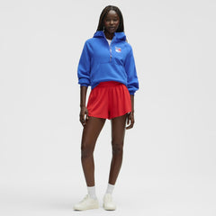 New York Rangers lululemon Women's Scuba Oversized Half-Zip Hoodie - Blue - NHL