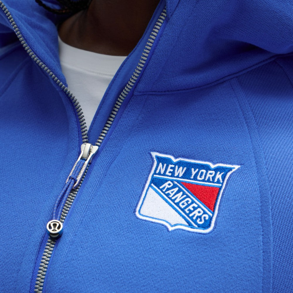 New York Rangers lululemon Women's Scuba Oversized Half-Zip Hoodie - Blue - NHL