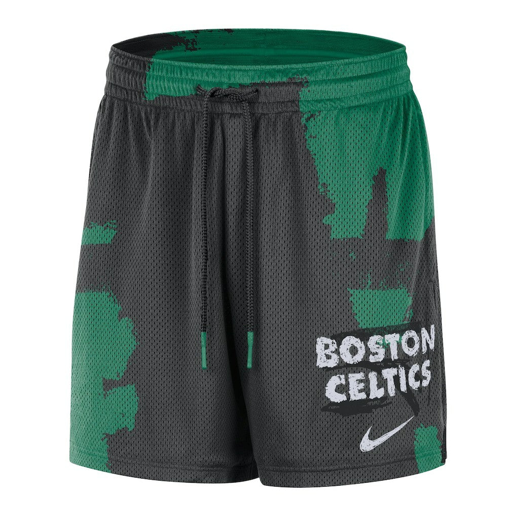 Boston Celtics Courtside Club Dri-FIT Practice Shorts Black/Kelly Green - NBA