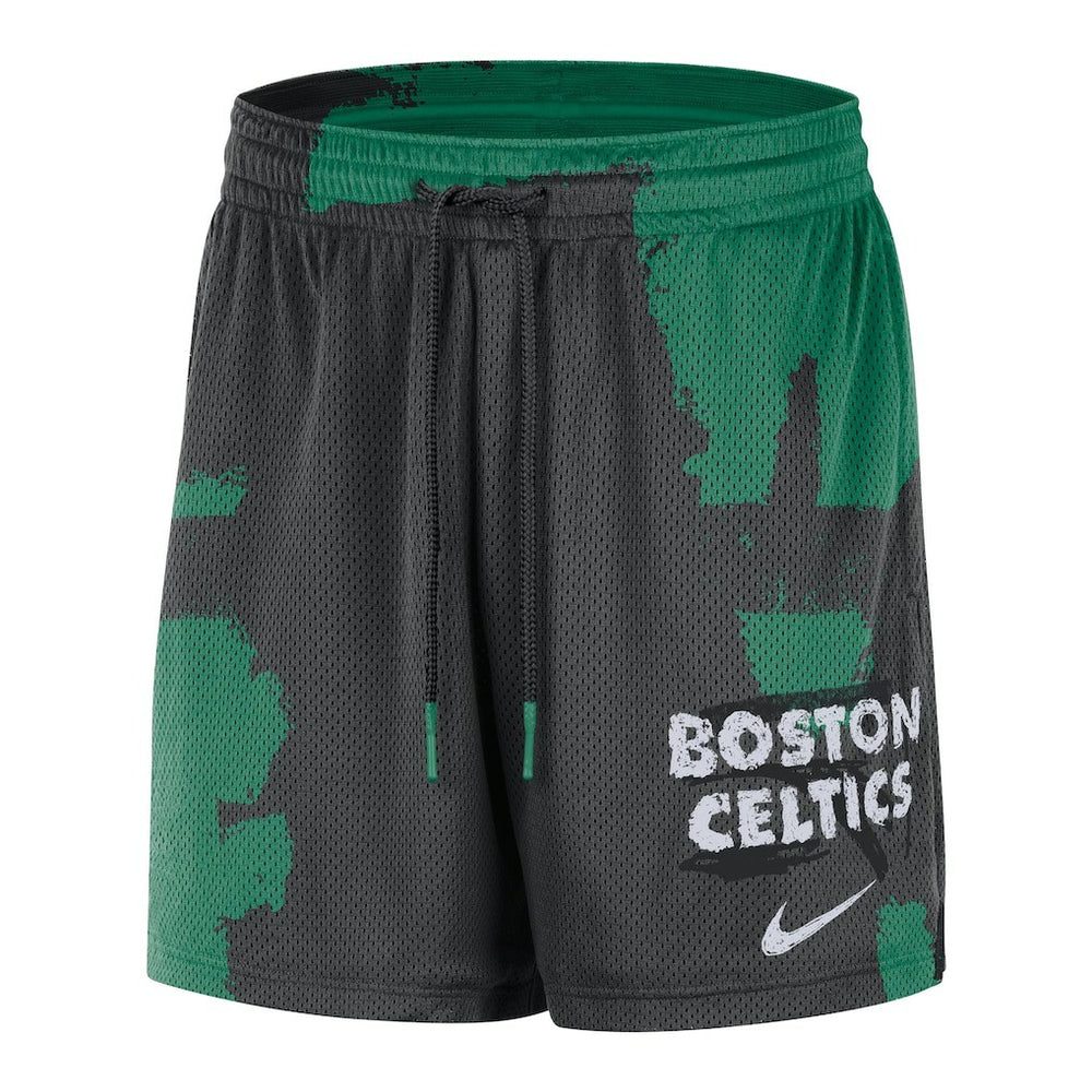 Boston Celtics Courtside Club Dri-FIT Practice Shorts Black/Kelly Green - NBA