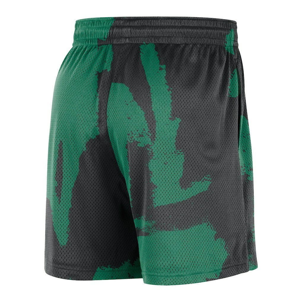 Boston Celtics Courtside Club Dri-FIT Practice Shorts Black/Kelly Green - NBA