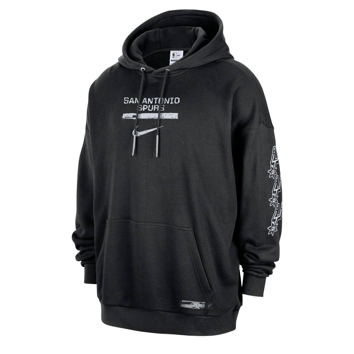 San Antonio Spurs Courtside Club Premium Hoodie Black - NBA