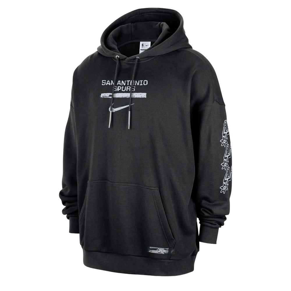 San Antonio Spurs Courtside Club Premium Hoodie Black - NBA