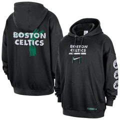 Boston Celtics Courtside Club Premium Hoodie Black - NBA