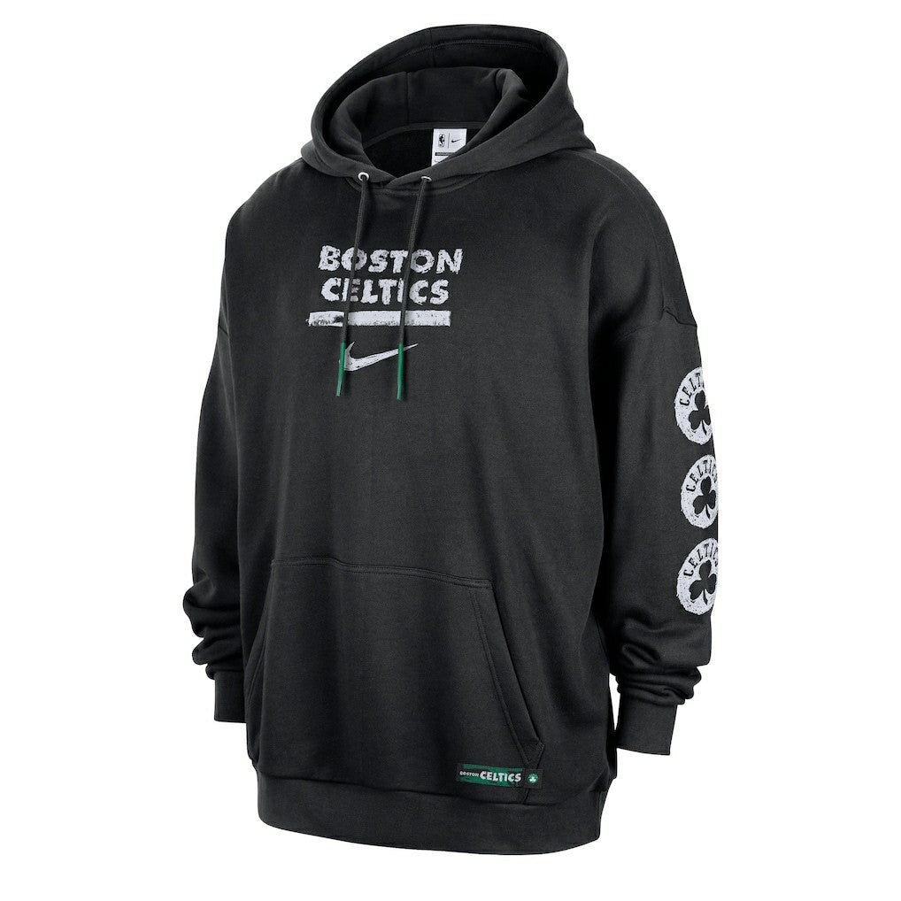 Boston Celtics Courtside Club Premium Hoodie Black - NBA
